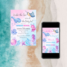 Under the Sea Beach Gender Reveal