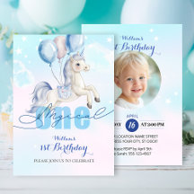 Magical 1st Birthday Unicorn Party Collection
