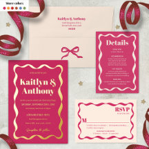 Coquette Bow Retro Wedding