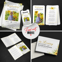 Sunflowers Memorial Celebrating a Life