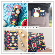 Multicolor Geometric Shapes in Dark Background