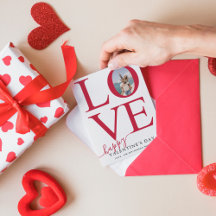 Simple Stacked Love Valentine's Day