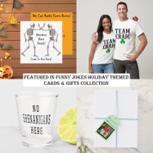 Funny Jokes Holiday Themed Cards & Gifts