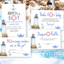 Ahoy It's A Boy! Nautical Baby Shower