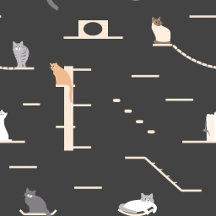 Cute Cat Gift Wrap Set for Cat Lovers