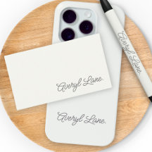 Simple Script Calligraphy Name Monogram Gift Ideas