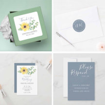 Sunflower and Eucalyptus