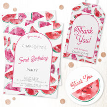 Watermelon Themed Birthday Party
