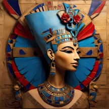 Puzzles. Queen Nefertiti Ancient Egyptian Gods 
