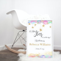 Twinkle Little Star Rainbow Theme Baby Shower