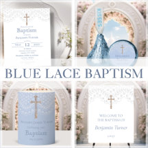 Blue Lace Baptism Collection
