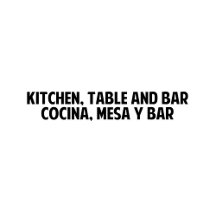 Kitchen, Table and Bar 1, Cocina, Mesa y Bar