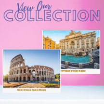 Rome Italy Postcard Collection