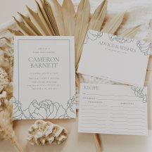 Peony Garden Bridal Shower Collection - Sage