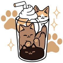 Purr-fect Blend: Cat and Coffee Art for Pet Lovers