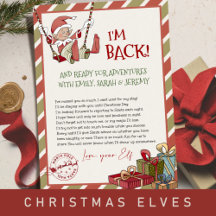 Christmas Elf Letters and Props