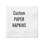 Zazzle Custom Paper Napkins