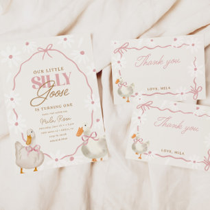 Invitation Bow rose sot oie Coquette Anniversaire