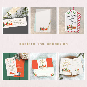 Weihnachtsmann und Sleigh Weihnachten Briefpapier