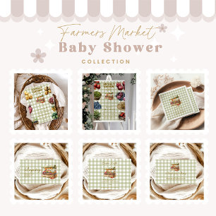 Register für grüne Bauern Market Baby Showroom Begleitkarte