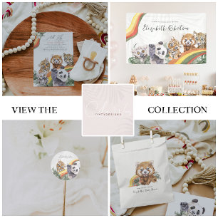 Tropisches Jungle Baby   Babydusche Einladung