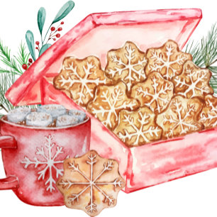 Cookie Exchange-Feier Runder Aufkleber