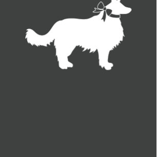 Border Collie Dog Baby Shower Blue Boy Einladung