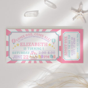 Karussell Karneval Geburtstag Shirt Pastell