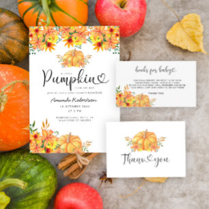 Papier Citrouille d'automne Trivia   Jeu Baby shower