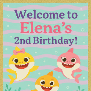 Baby Shark Party Servietten