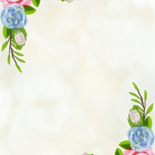 Faire-part de mariage d'aquarelle florale