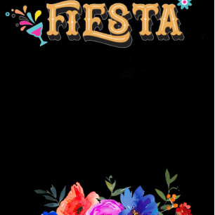 Invitation Tout En Un Fiesta coloré Aquarelle Mariage Floral