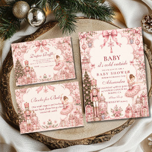 Invitation Baby Shower Ballerine Enchantée