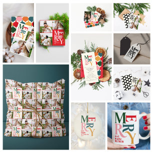 Traditionelles Rotwein Weihnachten mehrjähriges Fo Dreifach Gefaltete Urlaubskarte