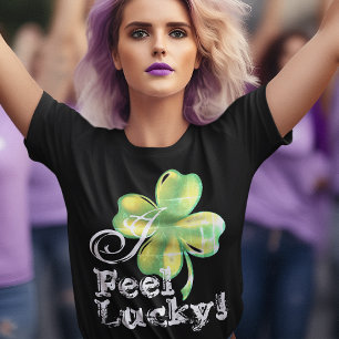 Ich fühle mich glücklich, St. Patrick's Day, Squar Schlüsselanhänger