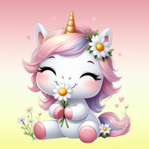 Einhörner und Gänseblümchen, Geburtstagsparty für  T-Shirt