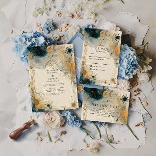 Invitation Mariage céleste de minuit