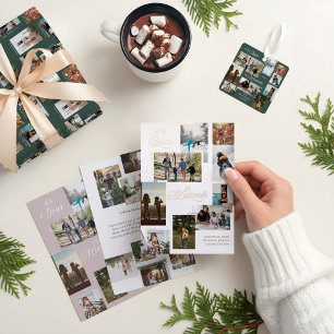 Jahr in Momenten 11 Familienfotocollage & Captions Tasse