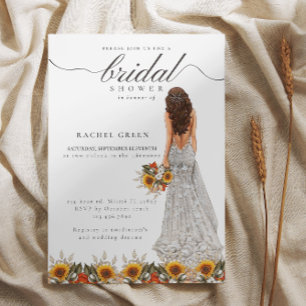 Elegantes Floral Boho Chic Brautparty Runder Aufkleber