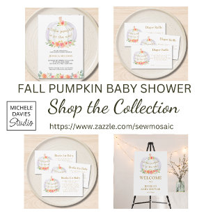 Budget Eine kleine Pumpkin Baby Dusche laden ein