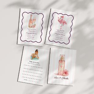 Invitation Tropic Like It's Hot Chic Pool Party Enterrement d