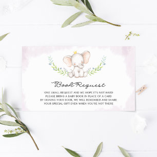 Invitation Cute Aquarelle Bébé Eléphant Baby shower garçon