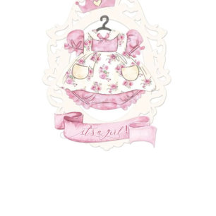 Royal Princess Crown Dress Baby Dusche Einladung
