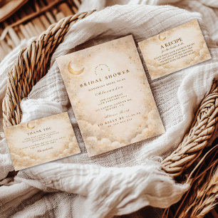 Champagne-Halbmond-Junggesellinnen-Abschiedsparty Einladung