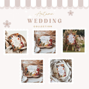 Save The Date Rustic Fall quitte Mariage