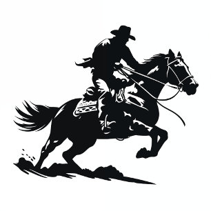 Rodeo Vater Sheriff Star Button