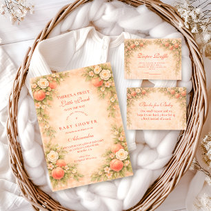 Invitation Baby Shower Petit Pêche en Route