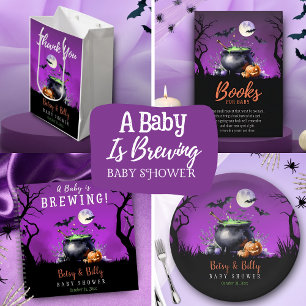 Ballotins Un bébé brasse un Baby shower d'Halloween
