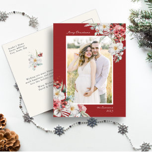 Weihnachten Elegante Foto Collage Urlaubskarte