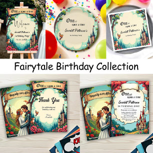 Serviette En Papier Woodland Enchanted Forest Fairytale 1er anniversai